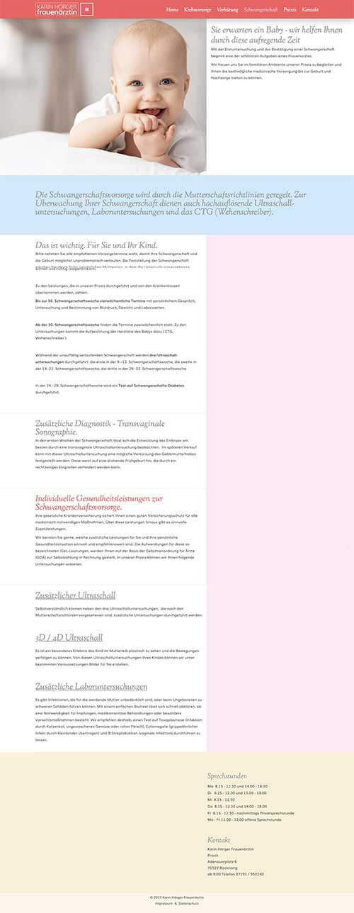Website, Text Martens-Webdesign
