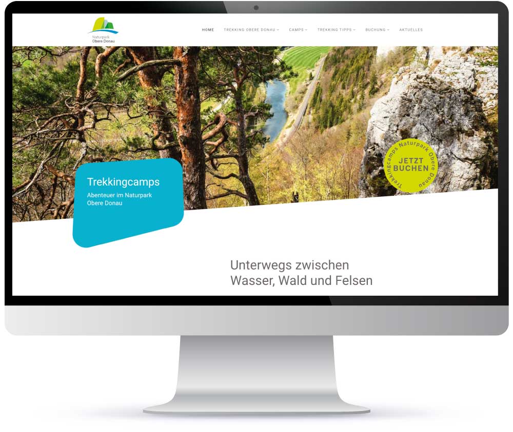 Website erstellt für Trekking Oberes Donautal